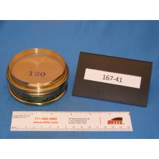 Sieve, Brass Frame, 3&quot; Diameter, 1&quot; Deep, 120 Mesh