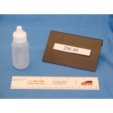 Bottle, Poly, 1 oz (30 mL), Natural Boston Round Dropper with White Cap and Natural Tip